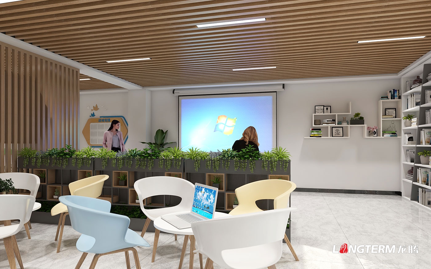 青海中信国安锂业发展有限公司荣誉室设计、职工书屋设计方案